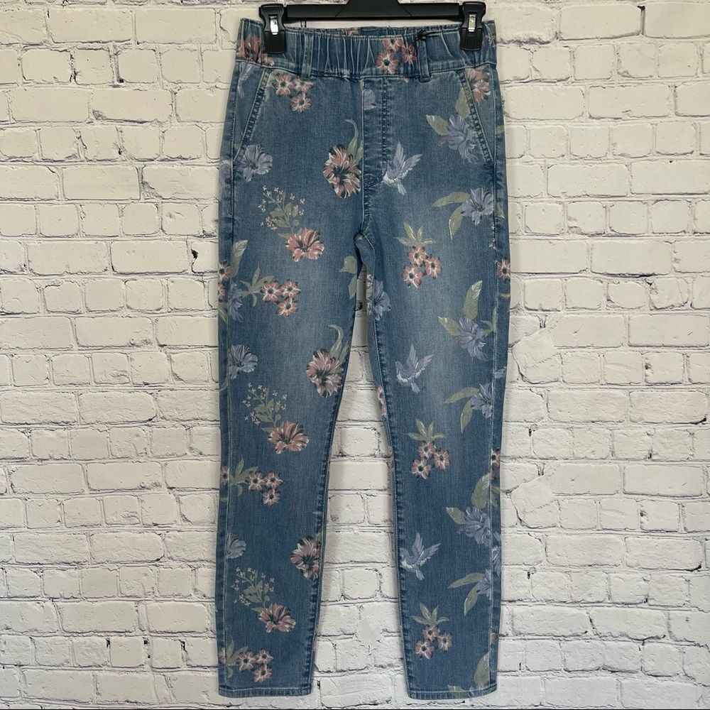 Juicy Couture Cali Floral Print Skinny Jeans